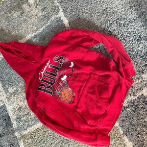 Red Chicago Bulls Hoodie